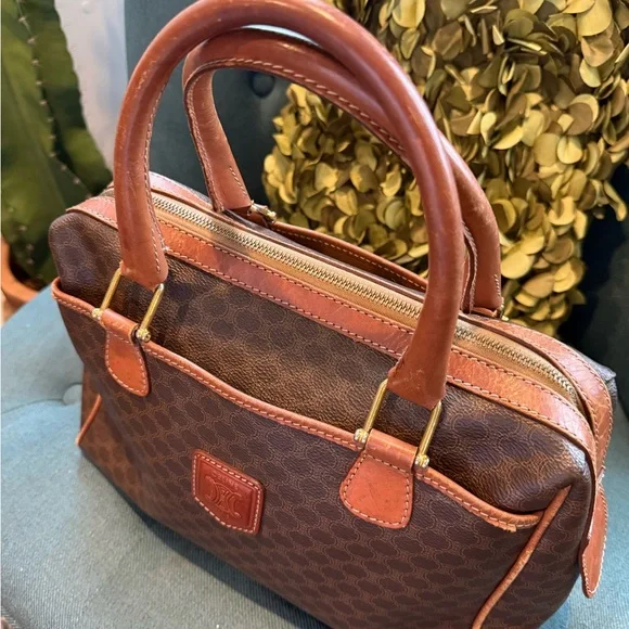 Vintage Celine Macadam Boston Bag - Picture 7 of 14